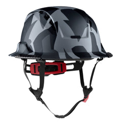RADIX Full Brim Vented Helmet - Black Geo Camo