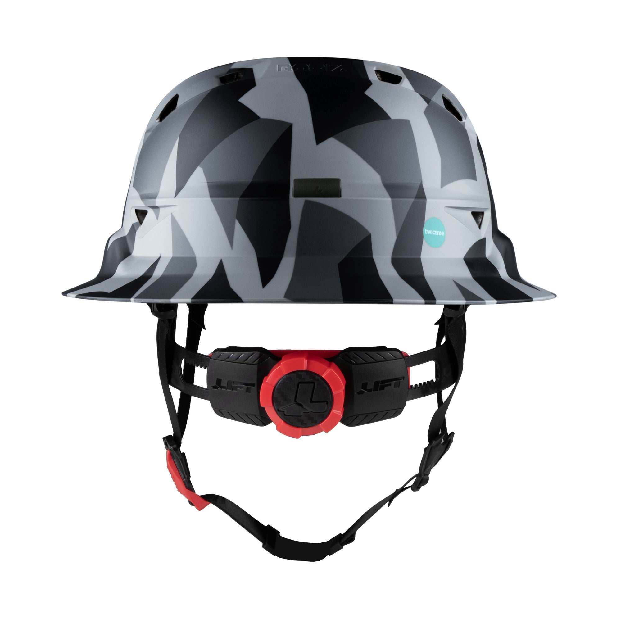 RADIX Full Brim Vented Helmet - Black Geo Camo