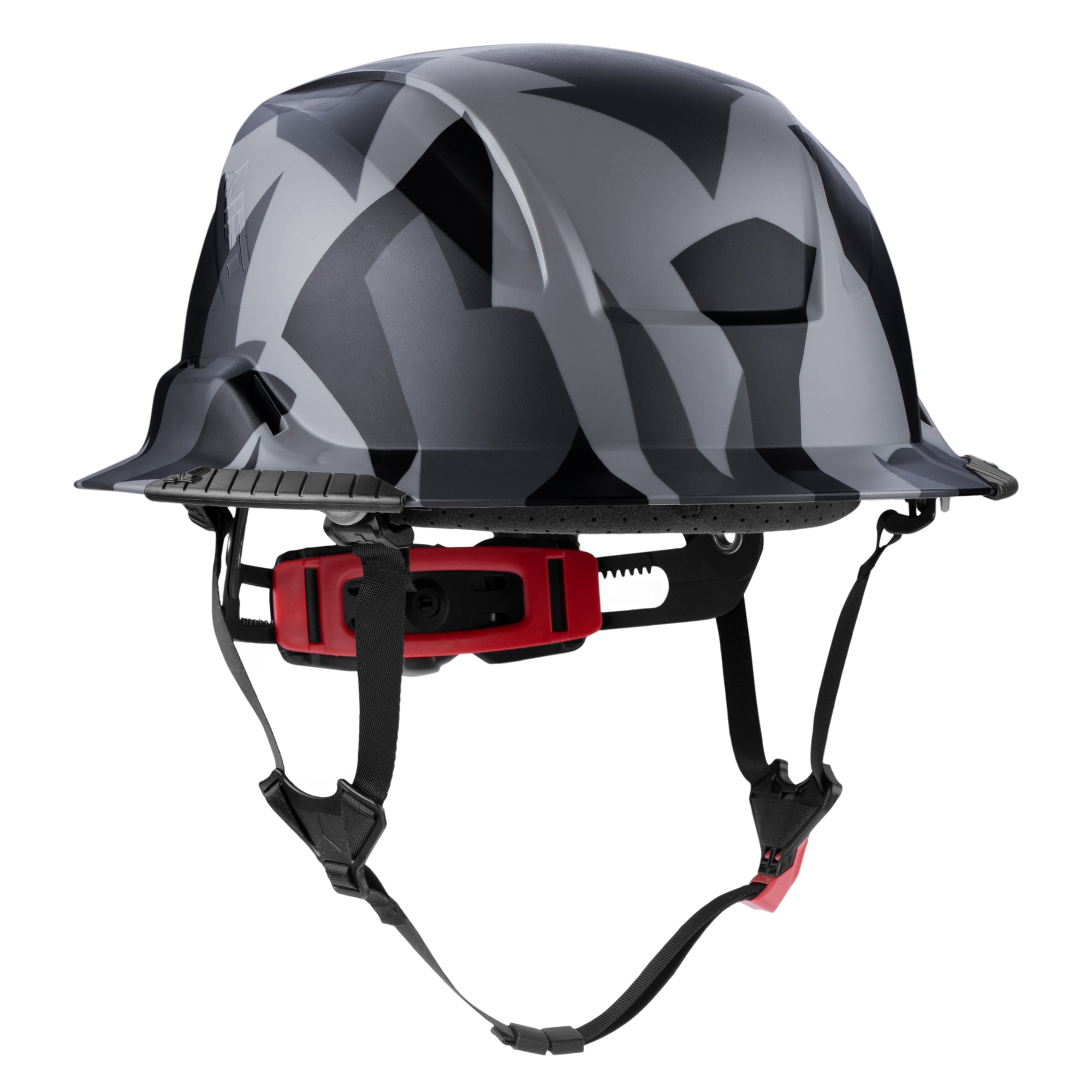 RADIX Full Brim Non-Vented Helmet - Black Geo Camo
