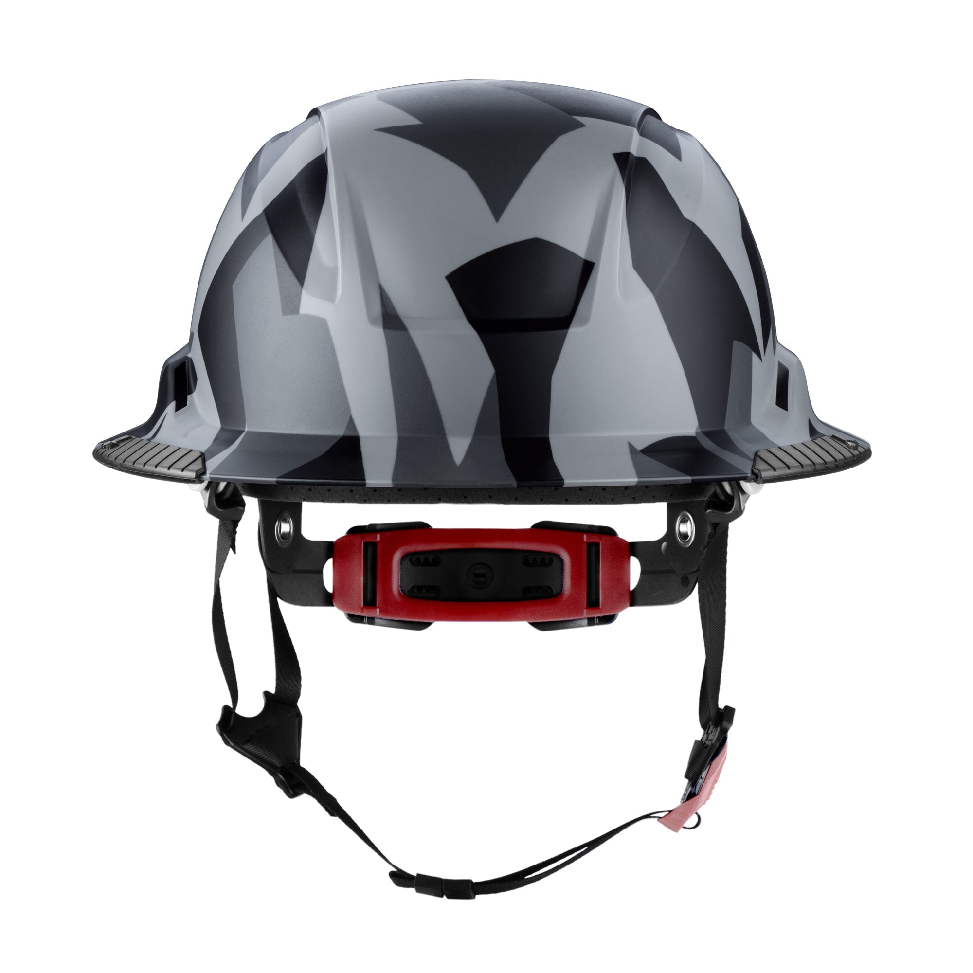 RADIX Full Brim Non-Vented Helmet - Black Geo Camo