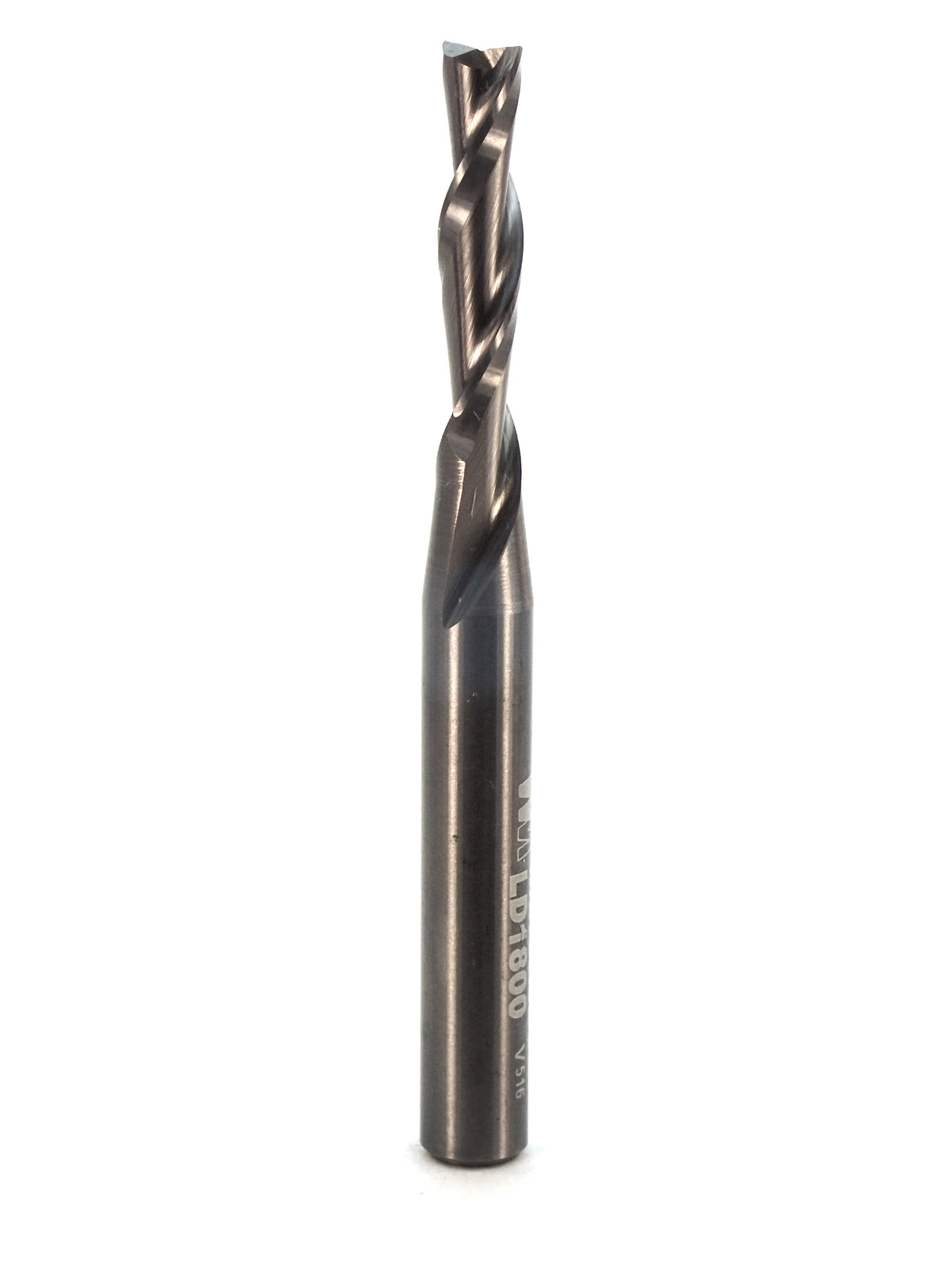 WHITESIDE LD1800 SOLID CARBIDE LEFT HAND DOWN CUT SPIRAL D=3/16" x 3/4" S=1/4"