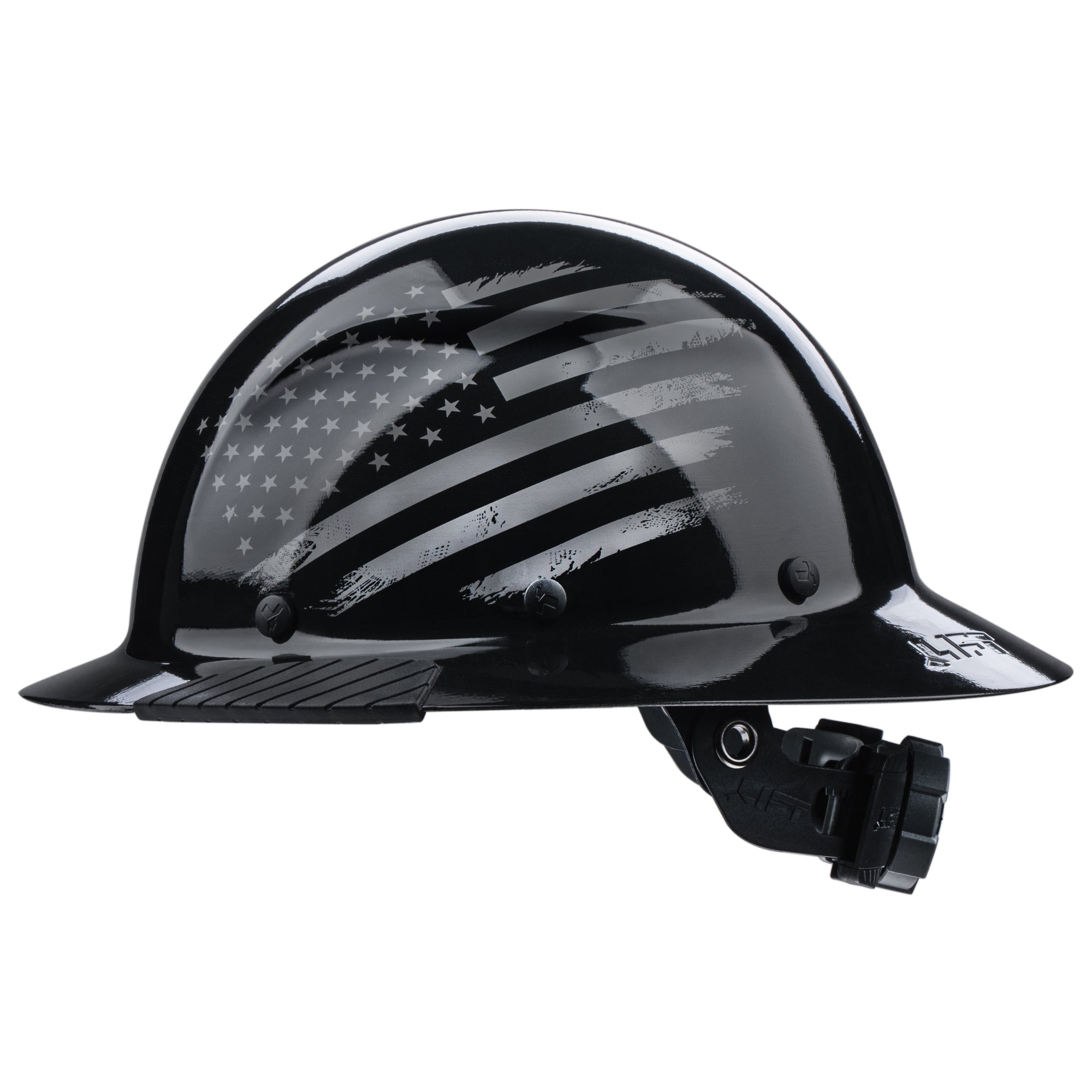 DAX Patriot Full Brim Hard Hat - Gloss