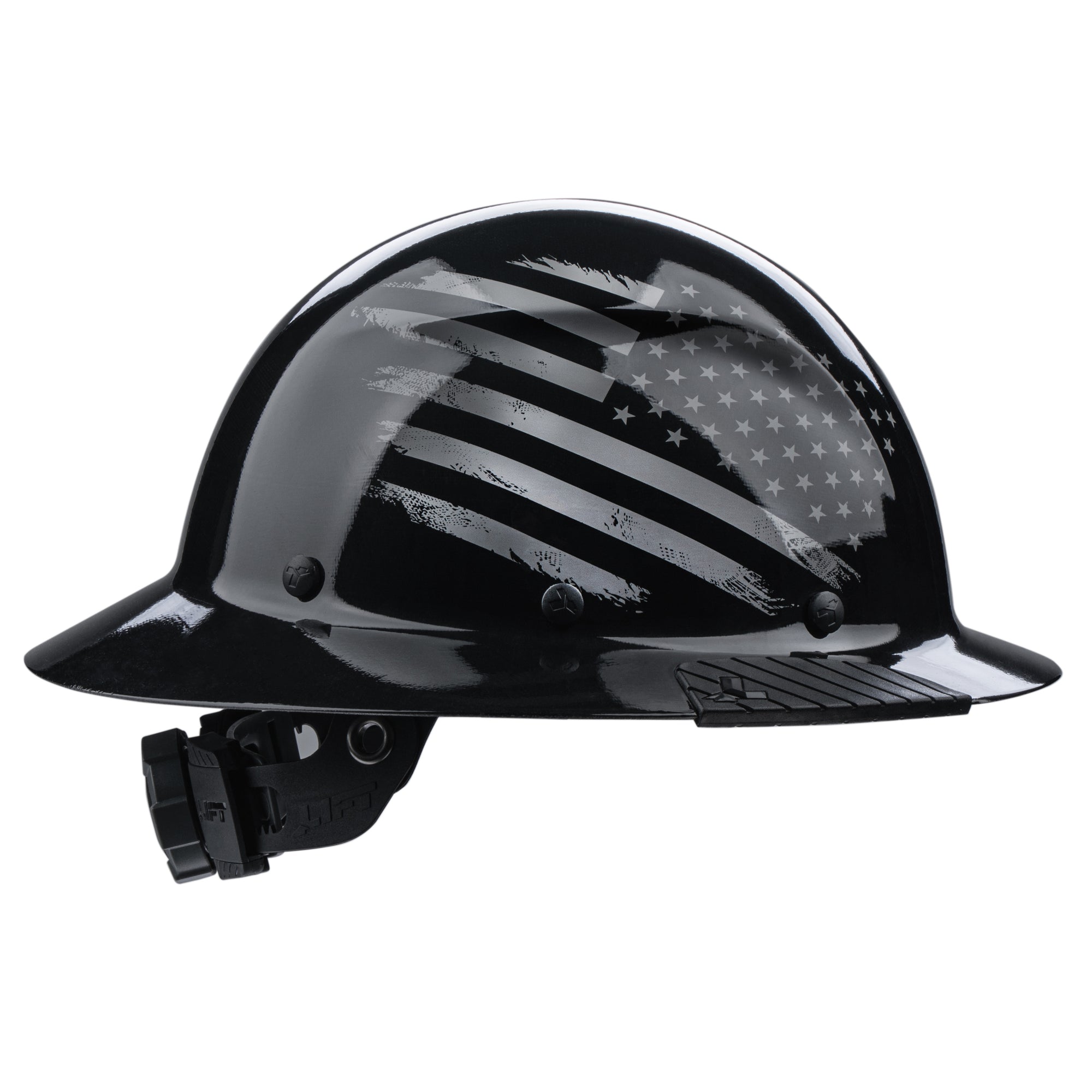 DAX Patriot Full Brim Hard Hat - Gloss