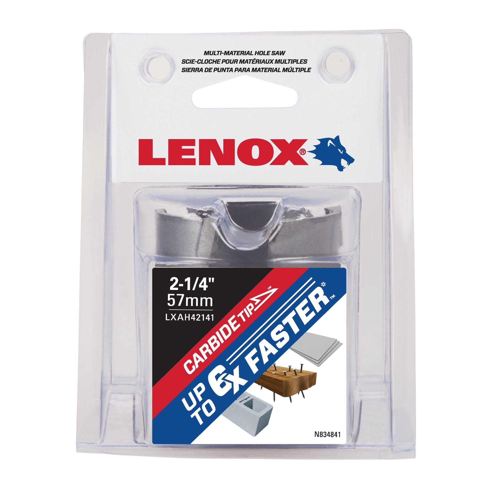 Lenox LXAH42141 2-1/4" (57mm) Multi-Material Carbide Hole Saw - image 2