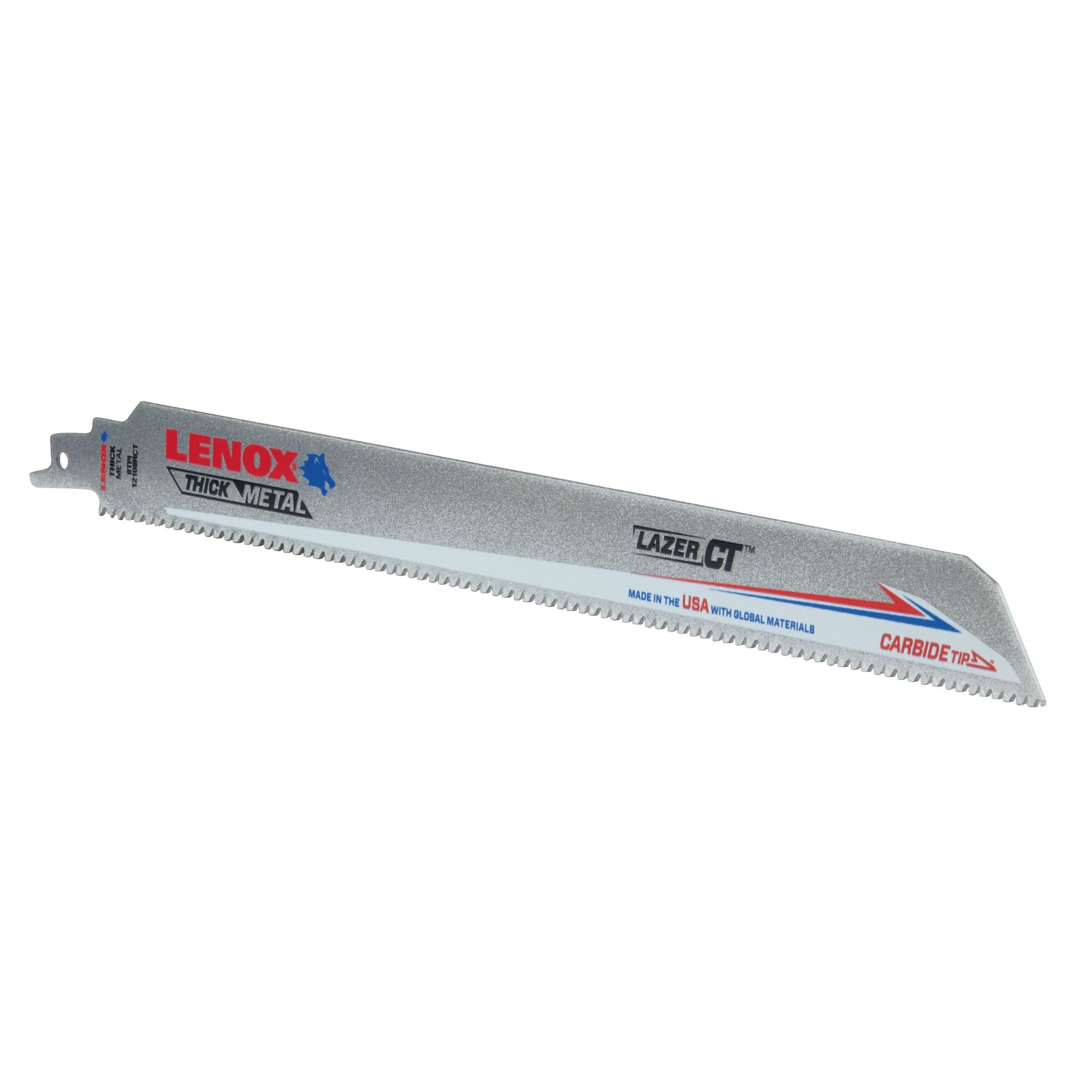 Lenox LXAR12108CT-1 12" x 1" x .050" 8 TPI Carbide Tipped Reciprocating Saw Blade - image 3