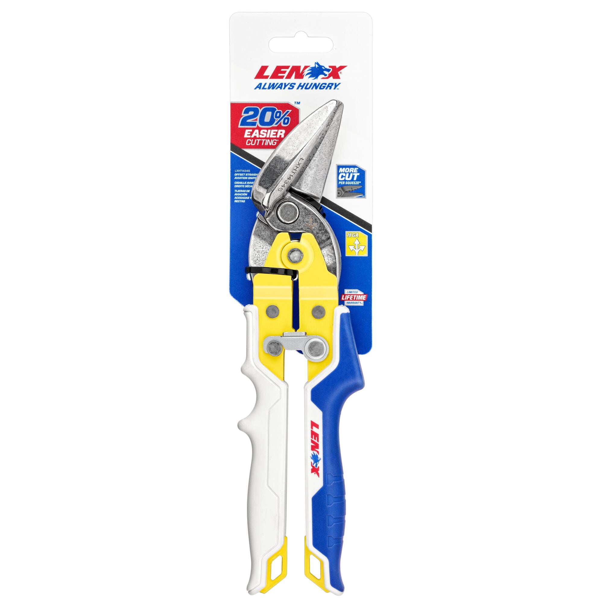 Lenox LXHT14345 Offset Straight Aviation Snips - image 4