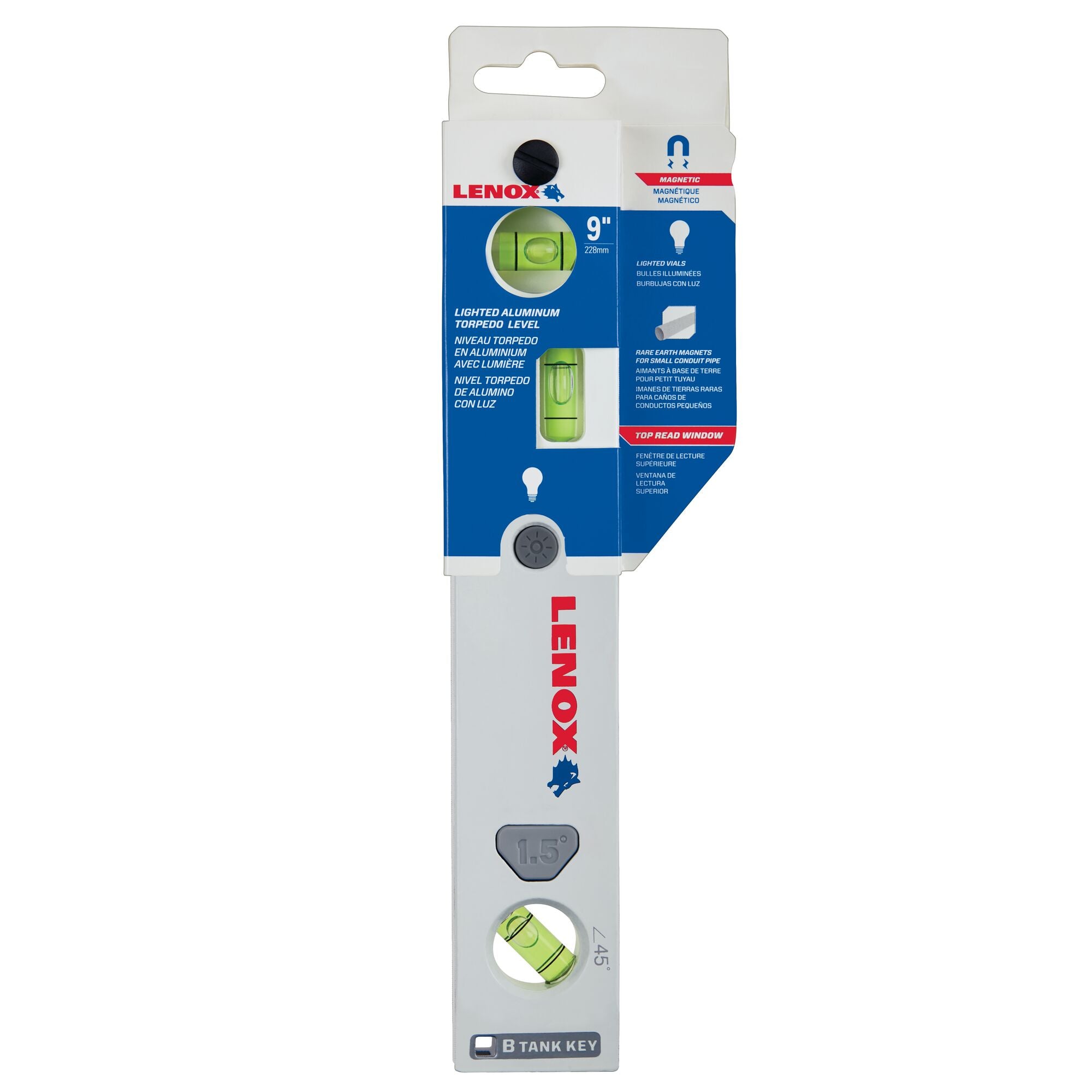 Lenox LXHT82659 Magnetic Lighted Plumbing Torpedo Level - image 2