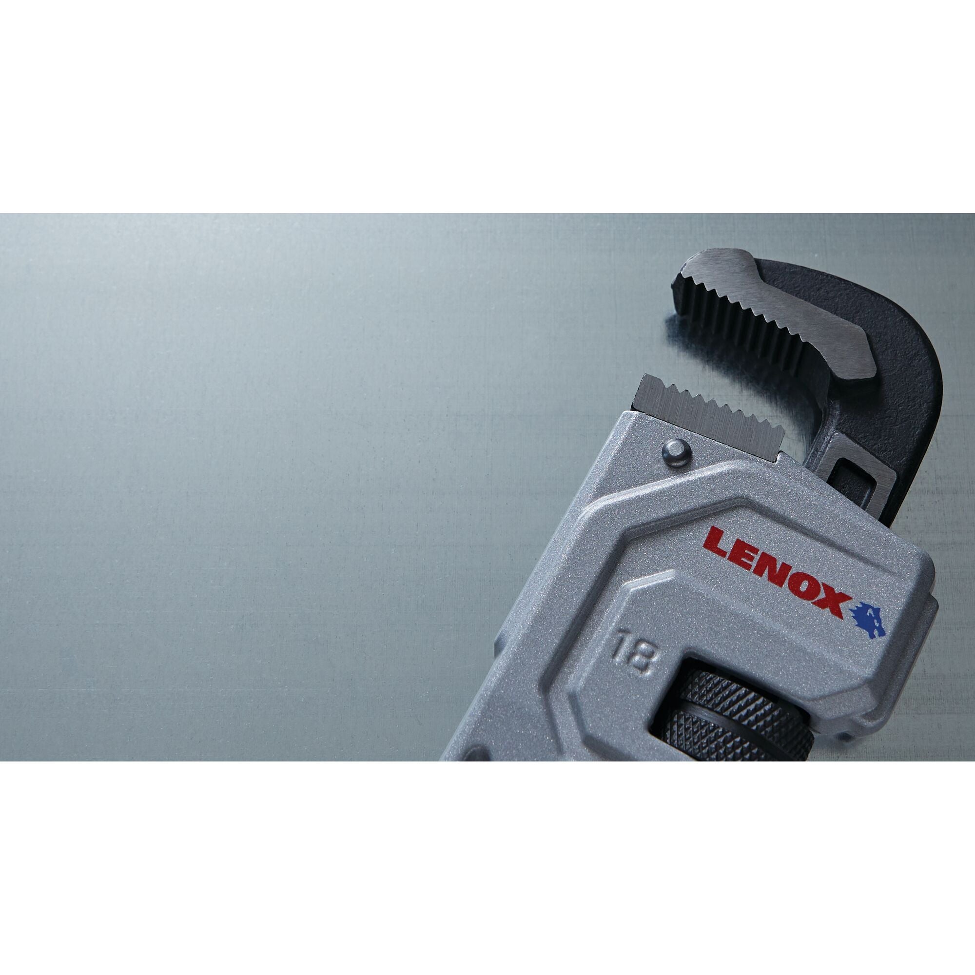 Lenox LXHT90618 18" Aluminum Pipe Wrench - image 5
