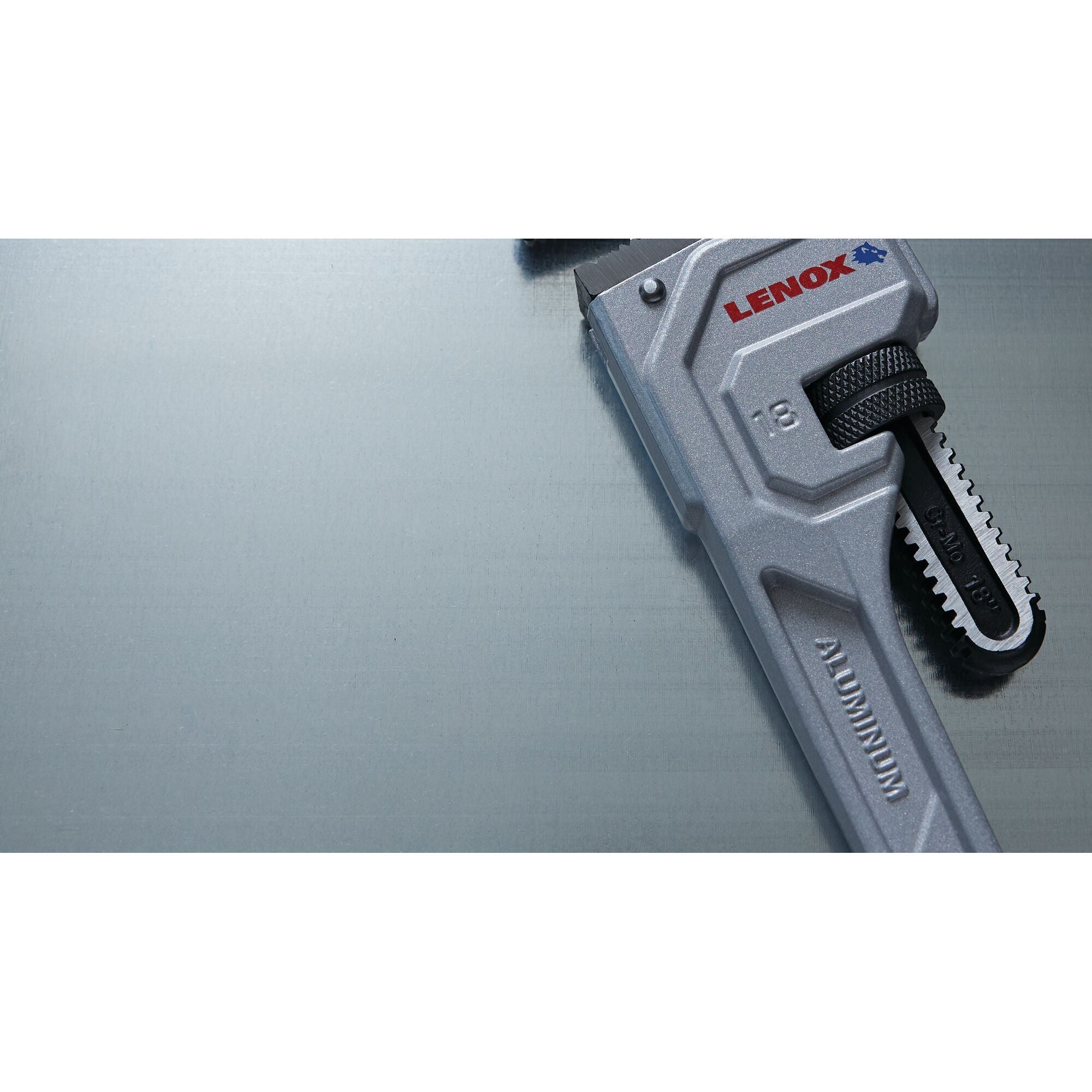 Lenox LXHT90618 18" Aluminum Pipe Wrench - image 6