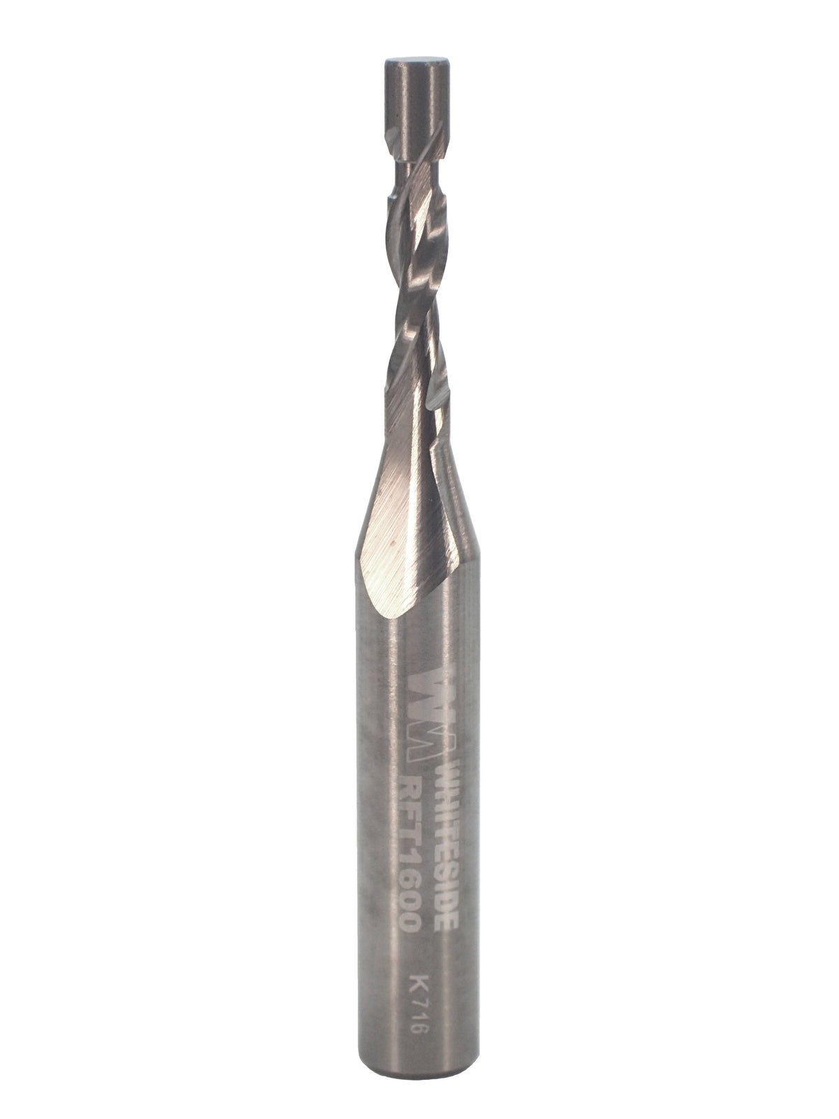 WHITESIDE RFT1600 SOLID CARBIDE UP CUT SPIRAL FLUSH TRIM D=1/8" x 3/8" S=1/4"
