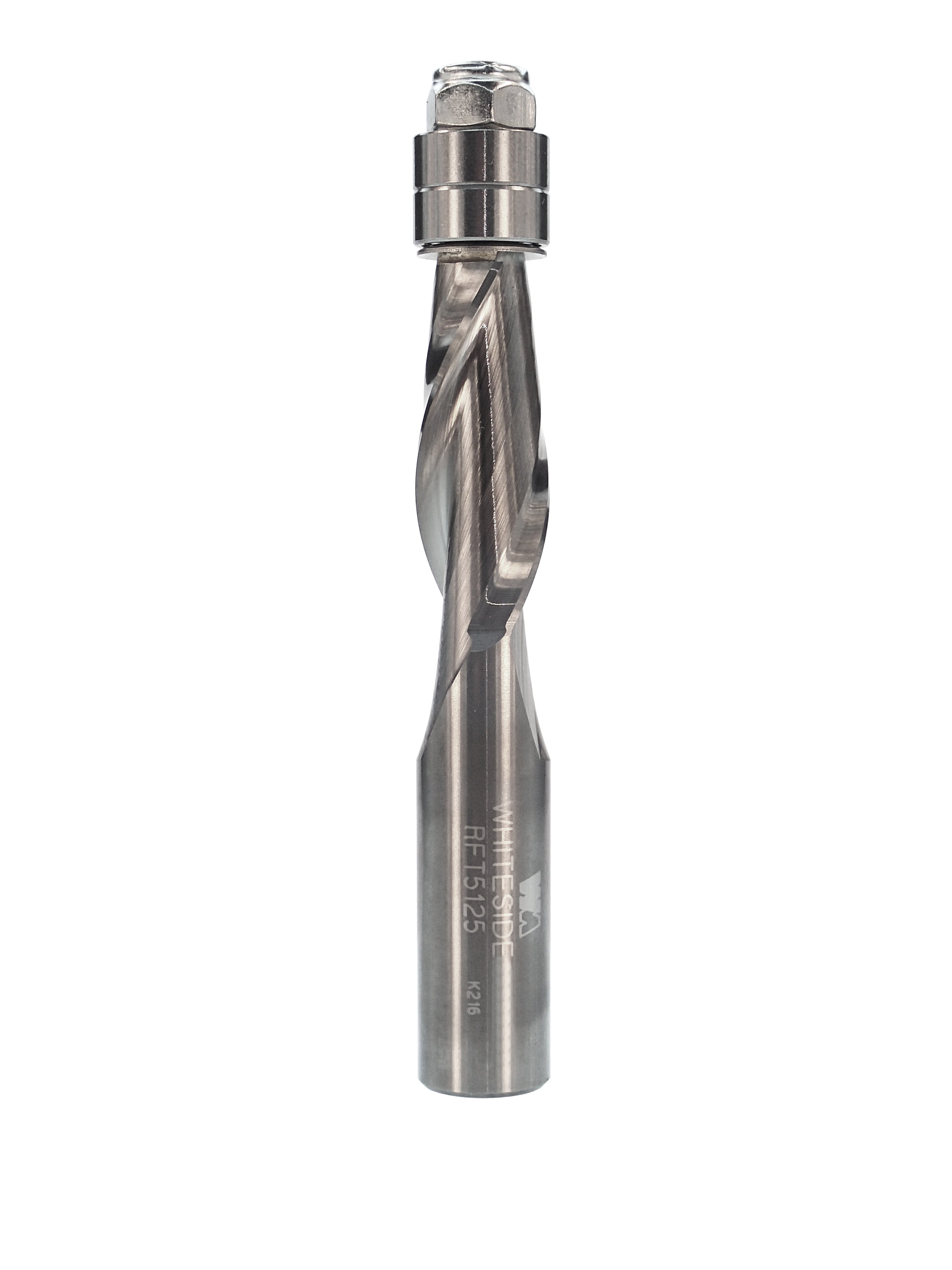 WHITESIDE RFT5125 SOLID CARBIDE UP CUT SPIRAL FLUSH TRIM D=1/2" x 1 1/4" S=1/2"