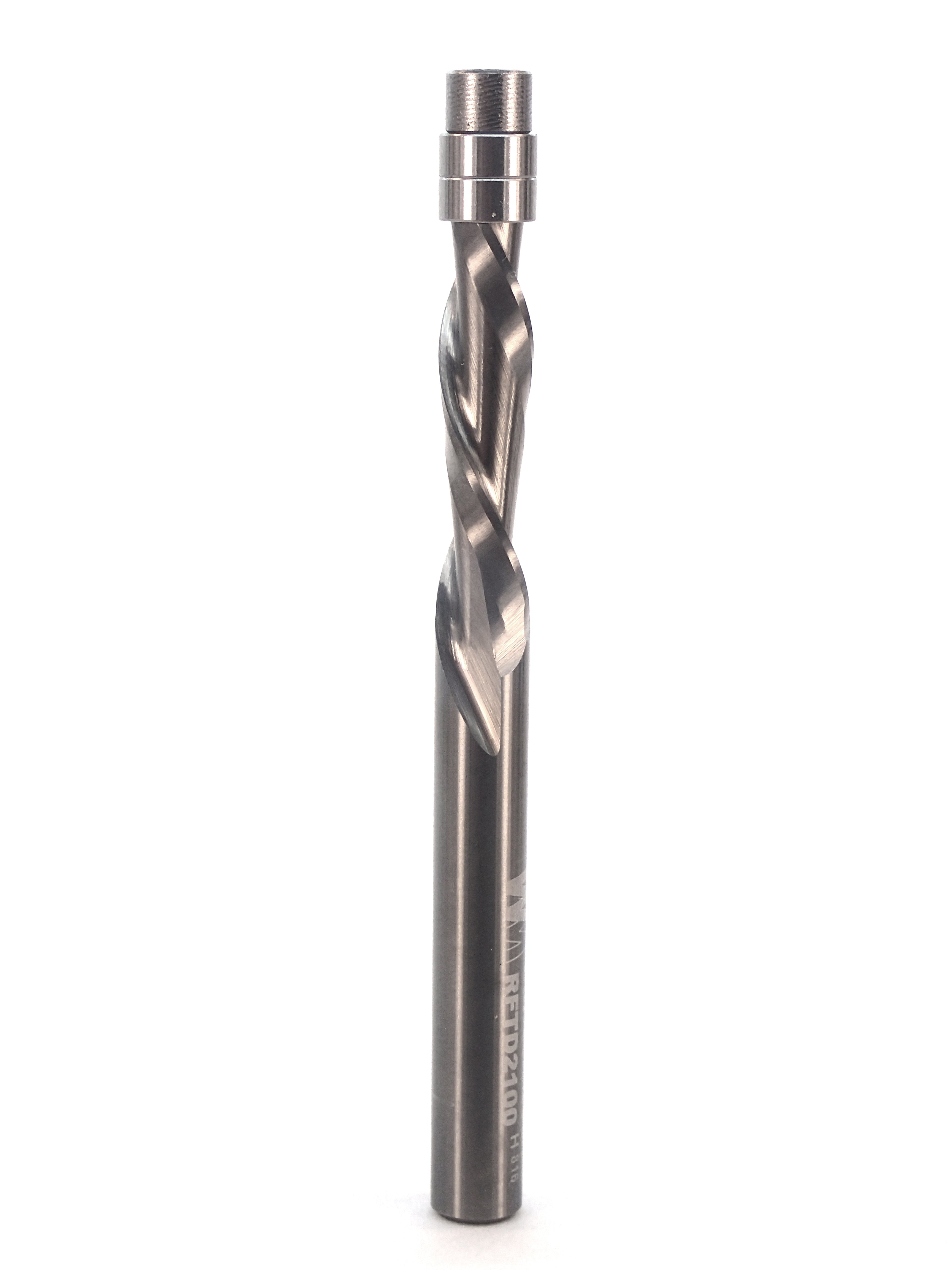 WHITESIDE RFTD2100 SOLID CARBIDE DOWN CUT SPIRAL FLUSH TRIM D=1/4" x 1" S=1/4"