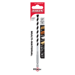 Diablo DMAMM1050 1/4" x 4" x 6" Multi-Material Carbide-Tipped Hammer Drill Bit