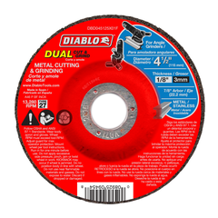 Diablo DBD045125X01F 4-1/2" Type 27 Metal Dual Cut and Grind Disc