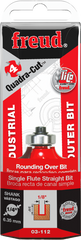 Freud 34-110 1/4" Radius Rounding Over Bit (Quadra-Cut)