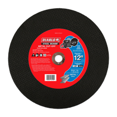 Diablo DBDS12125A01F 12" Type 1 Steel Demon™ High Speed Metal Cut-Off Disc