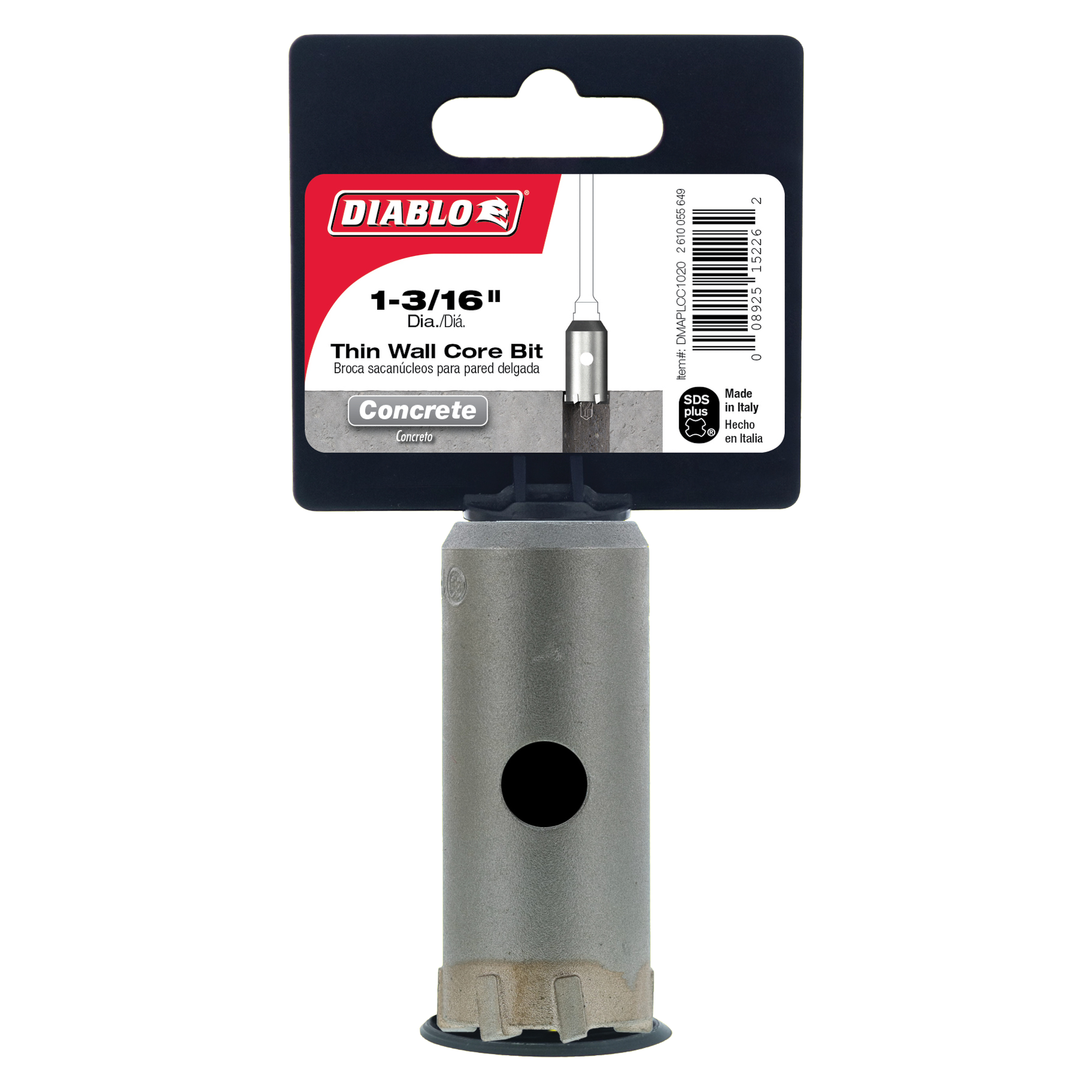 Diablo DMAPLCC1020 1-3/16" SDS-Plus Carbide Tipped Thin Wall Core Bit