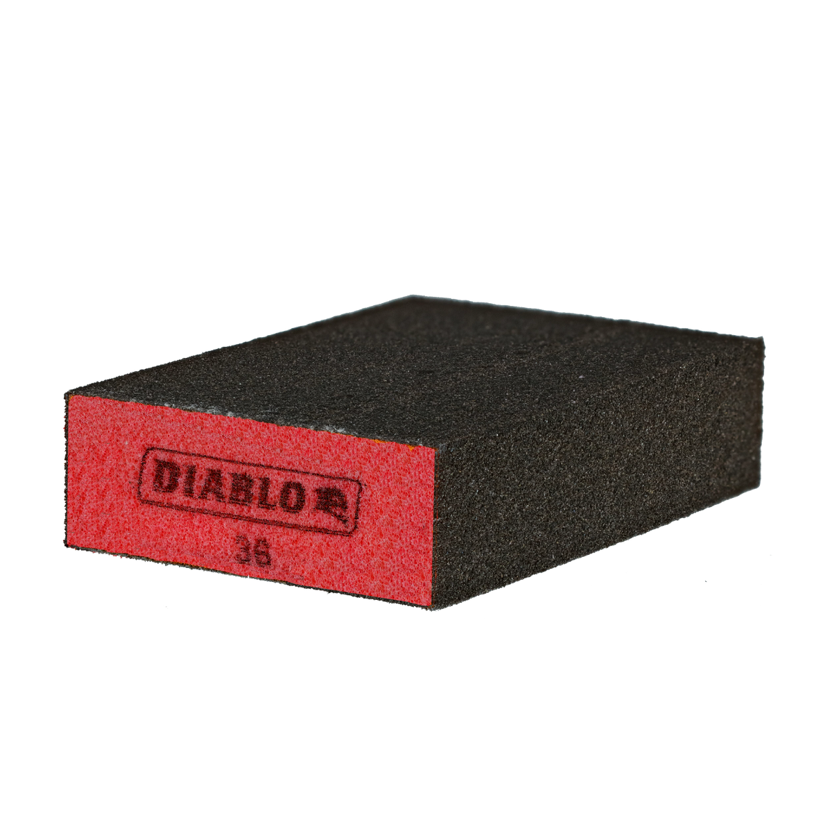 Diablo DFBBLOCCRS01G 4" x 2-1/2" x 1" 36-Grit Flat Edge Sanding Sponge