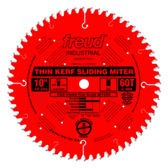 Freud LU91R010 10" Thin Kerf Sliding Compound Miter Saw Blade