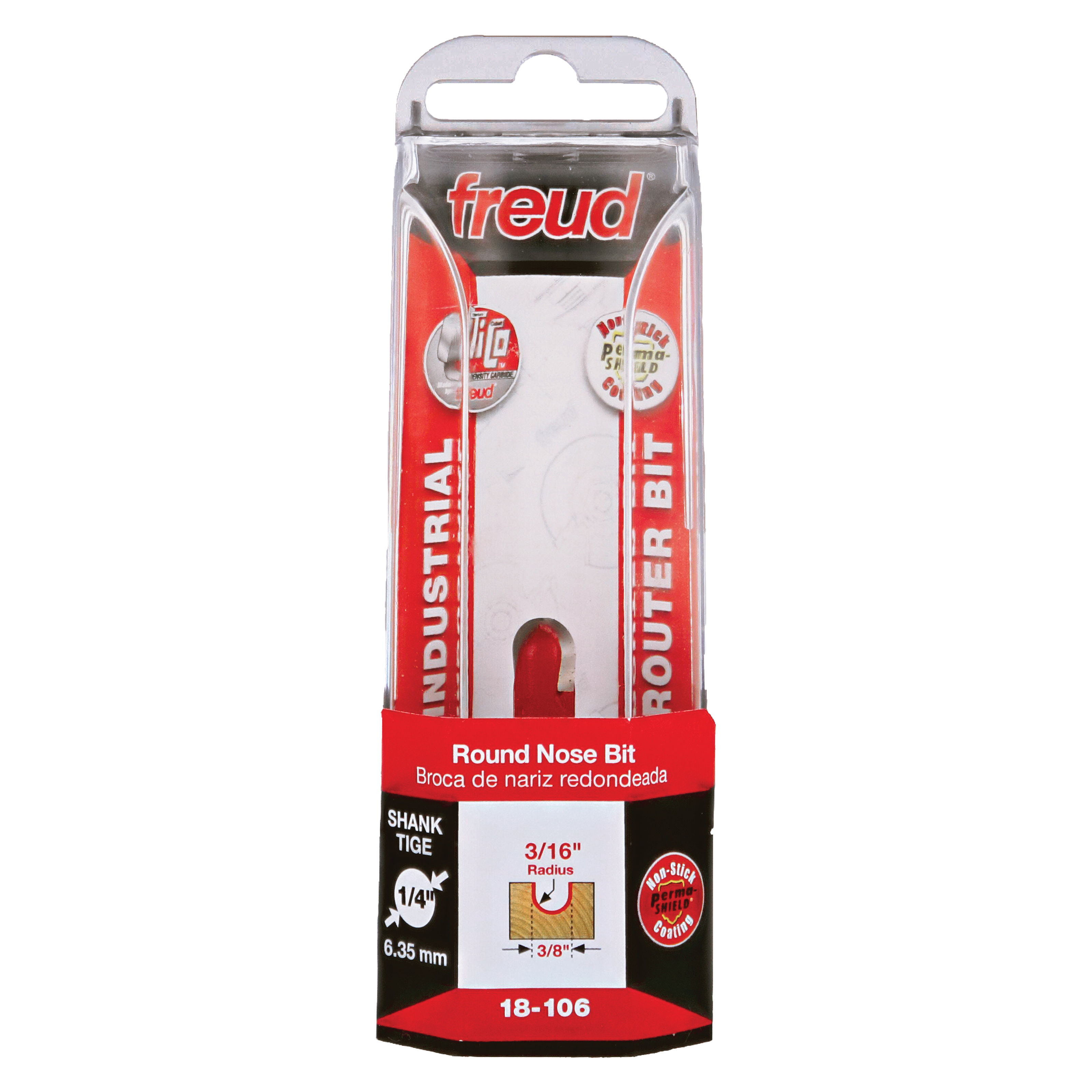 Freud 18-106 3/16" Radius Round Nose Bit