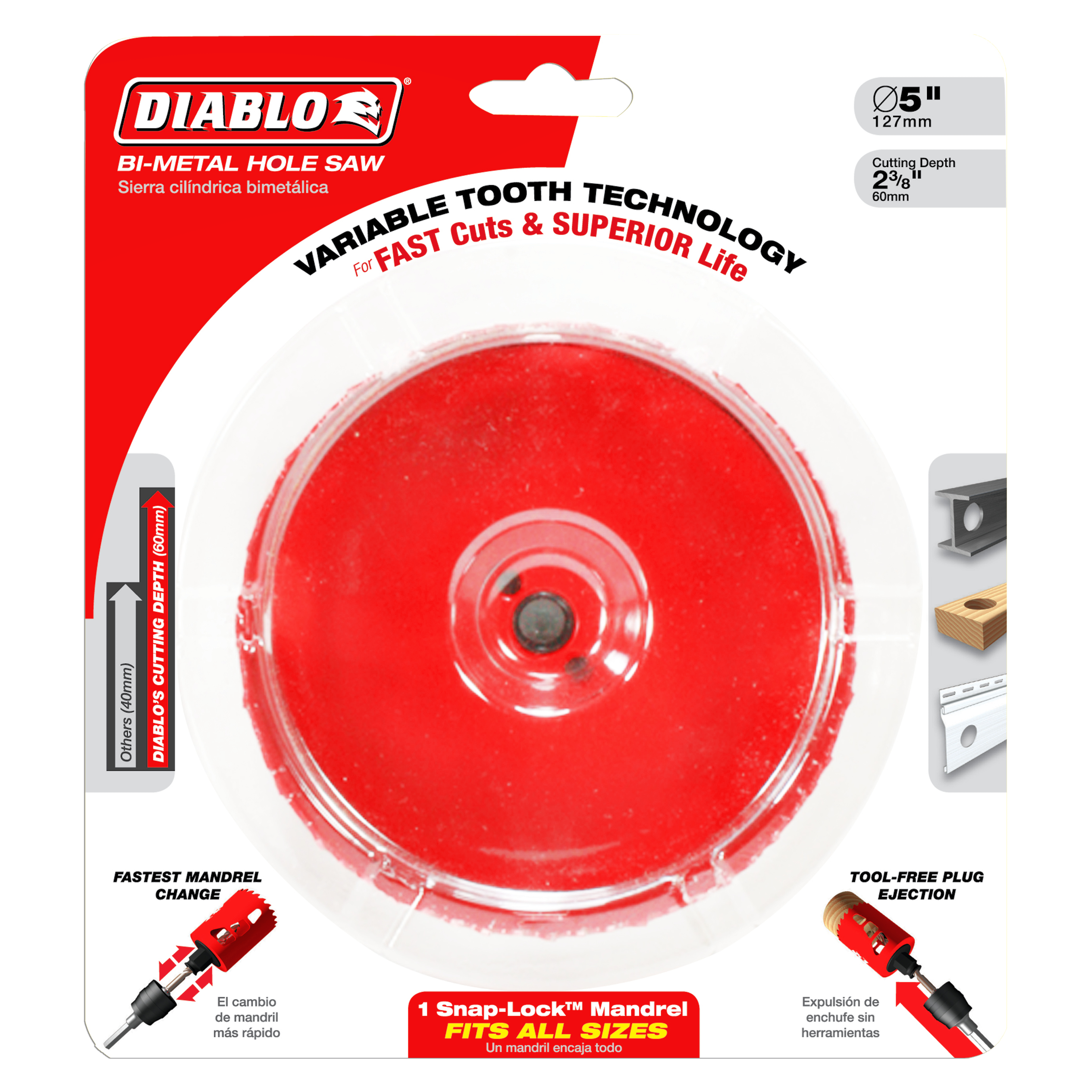 Diablo DHS4750 4-3/4" Bi-Metal Hole Saw