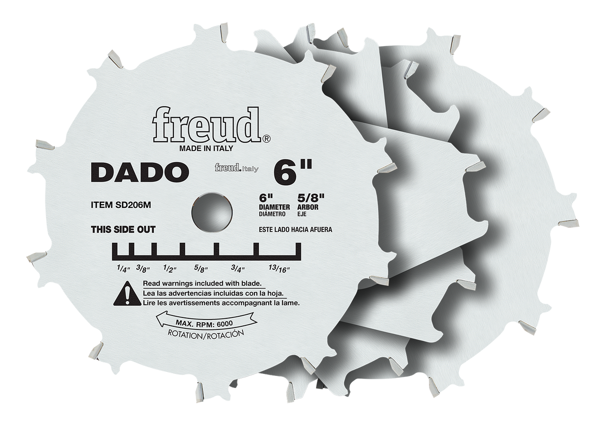 Freud SD206 6" Pro Dado Set