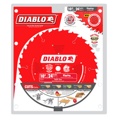 Diablo D1024X 10" x 24-Teeth Ripping Saw Blade for Wood