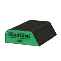 Diablo DFBCOMBUFN01G 4" x 2-1/2" x 1" 180-Grit Dual-Edge Sanding Sponge