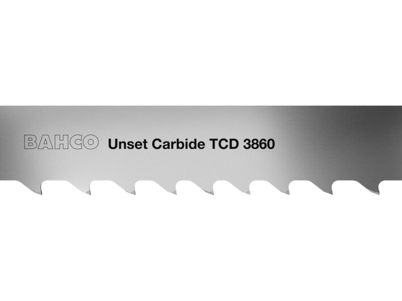 Bahco 3860 Multi-Chip Unset Carbide Tipped TC/TCD Bandsaw Blades