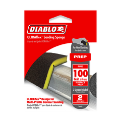 Diablo DFPFLEXFIN02G 100-Grit ULTRAflex™ Sanding Sponges (2-Piece)