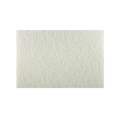 Diablo DCP120WHTM01G 12" x 18" Non-Woven White Buffer Pad