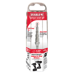 Diablo DSD0500S06 1/4" - 1/2" Impact Step Drill Bit (6 Steps)