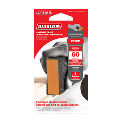 Diablo DFBLBLOMED01G 5" x 3" x 1" 60-Grit Large Flat Edge Sanding Sponge