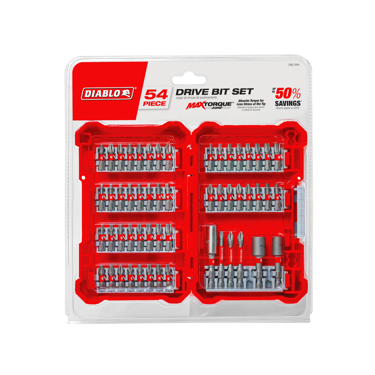 Diablo DSC-S54 54 pc Screwdriving Set (54-Piece)