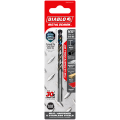 Diablo DMD932JP1 9/32" Metal Demon™ Drill Bit for Mild, Hardened and Stainless Steels