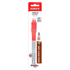 Diablo DSP2050-P2 1/2" x 6" Spade Bits for Wood (2-Pack)