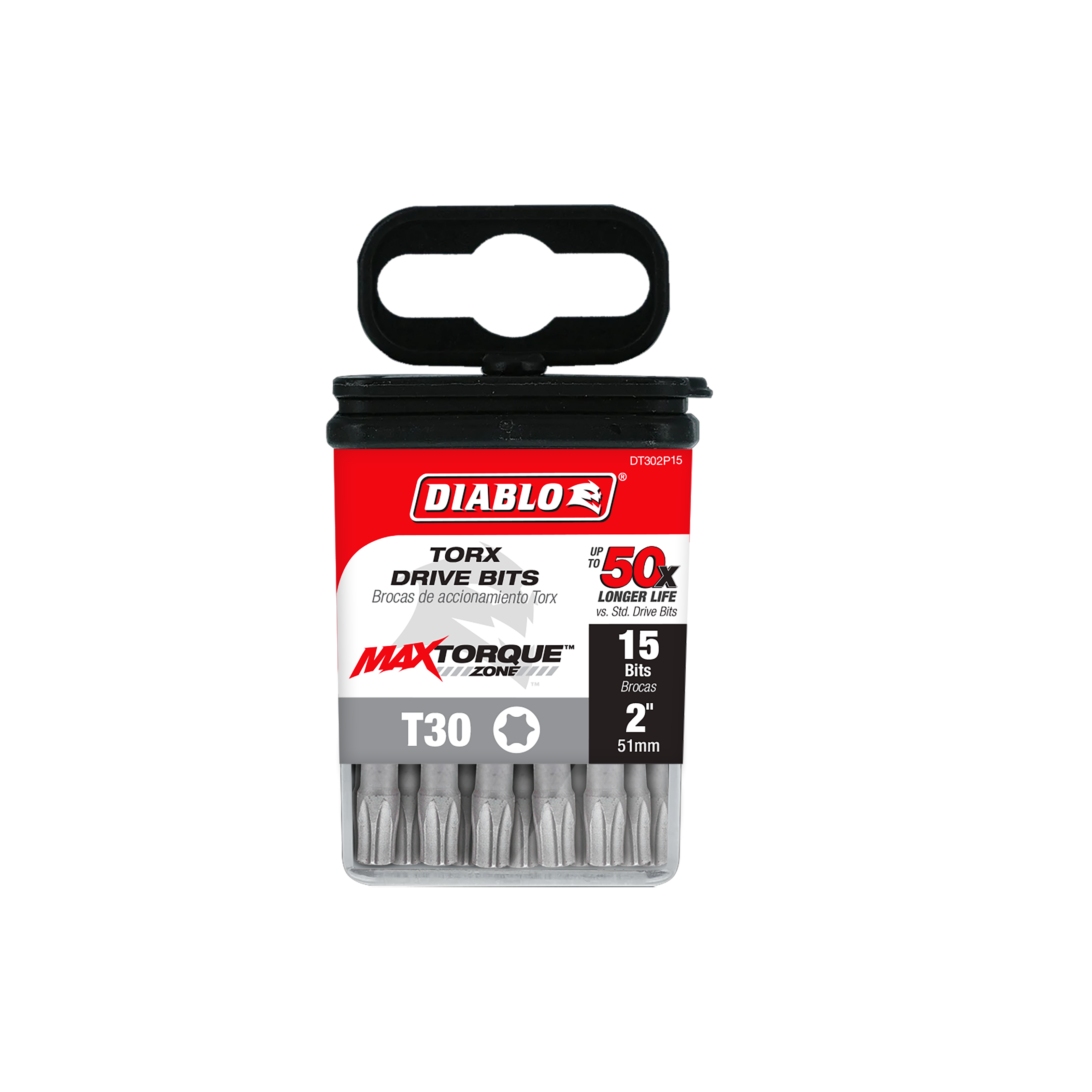 Diablo DT302P15 2" #30 Torx Drive Bits (15-Pack)