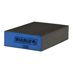 Diablo DFBBLOCMFN01G 4" x 2-1/2" x 1" 220-Grit Flat Edge Sanding Sponge