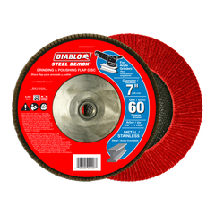 Diablo DCX070060B01F 7" 60-Grit Steel Demon™ Flap Disc for Metal