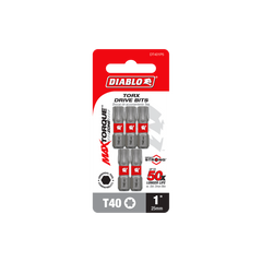 Diablo DT401P5 1" #40 Torx Drive Bits (5-Pack)