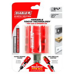 Diablo DHS2375 2-3/8" Bi-Metal Hole Saw