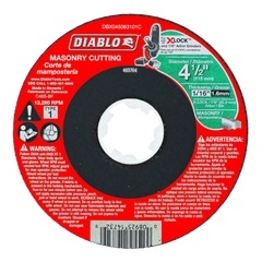 Diablo DBX045063101C 4-1/2" Type 1 X-LOCK Masonry Cut-Off Disc