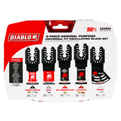 Diablo DOU5S 5 pc Universal Fit General Purpose Oscillating Blade Set (5-Piece)