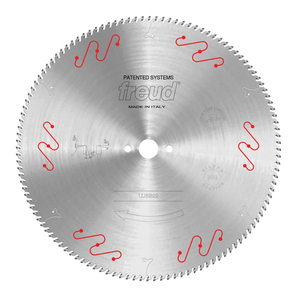 Freud LU5B22 400mm Thin to Medium Aluminum & Non Ferrous Blades with Mechanical Clamping