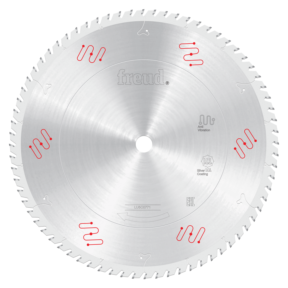 Freud LU5C0771 12" Carbide Tipped Saw Blade for Crosscutting