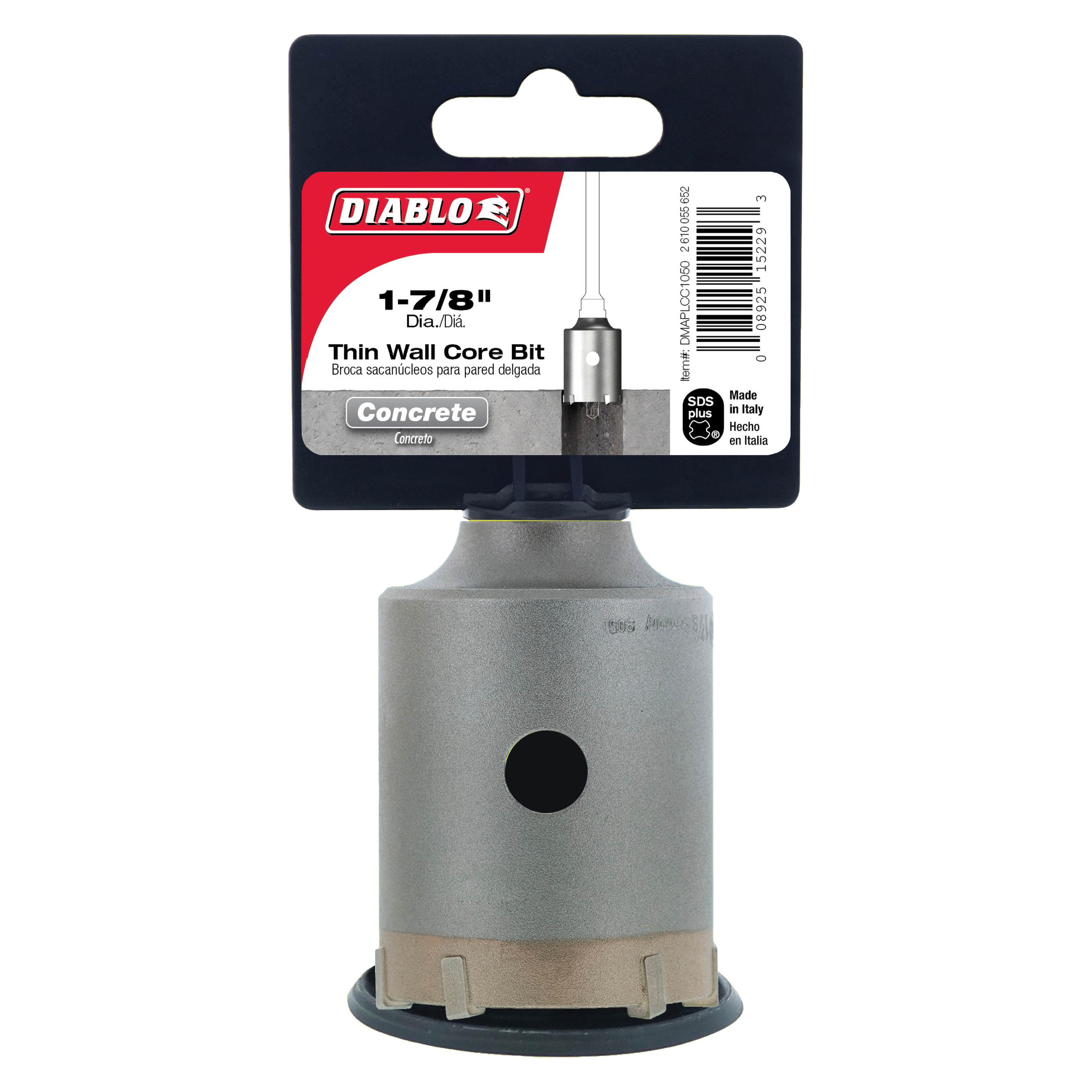 Diablo DMAPLCC1050 1-7/8" SDS-Plus Carbide Tipped Thin Wall Core Bit