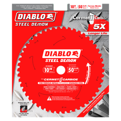 Diablo D1050CF 10" x 50-Teeth Steel Demon™ Cermet II Saw Blade for Medium Metal