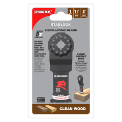 Diablo DOS125JBW 1-1/4" Demo Demon™ Starlock Bi-Metal Oscillating Blade for Clean Wood