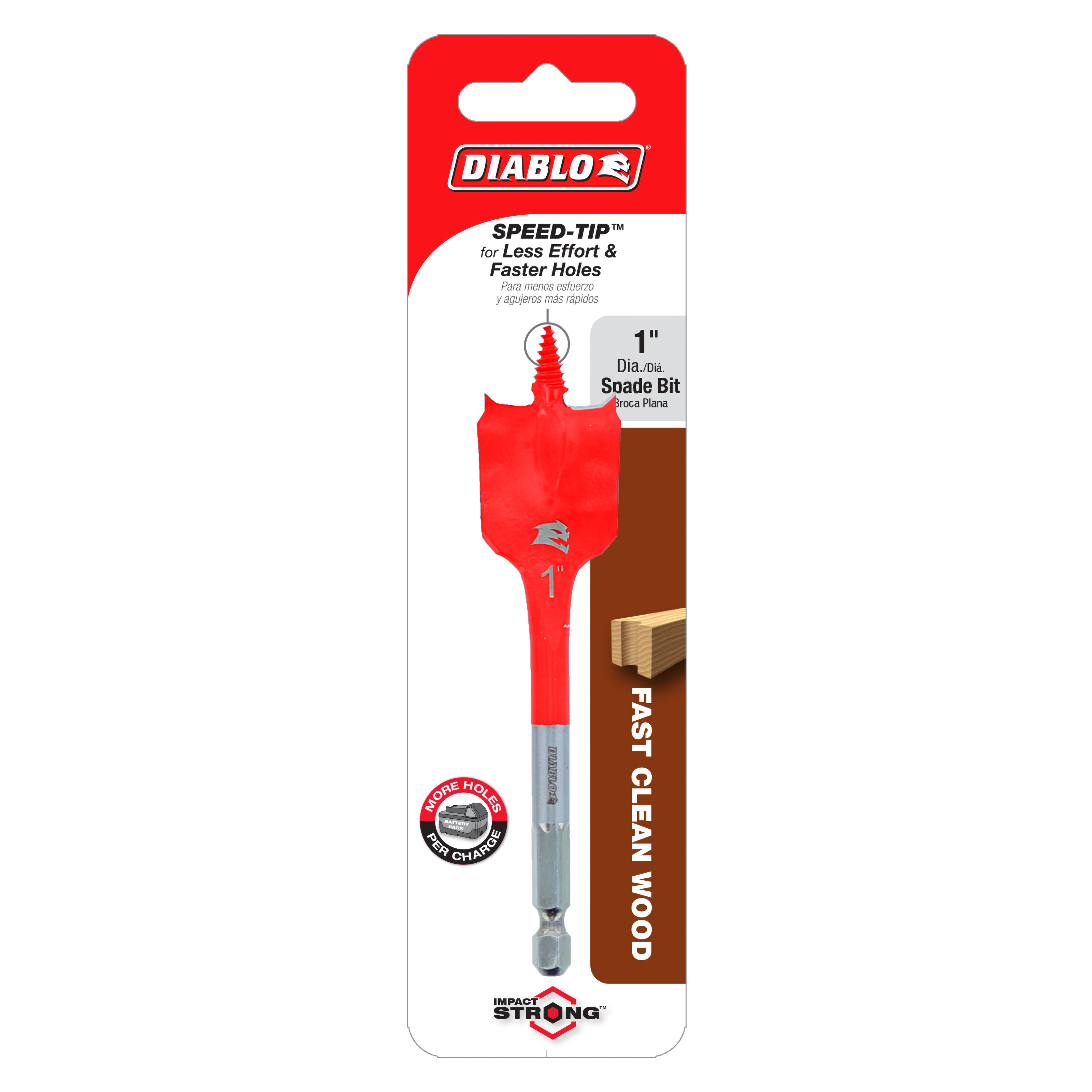 Diablo DSP1060 1" x 4" Spade Bit for Wood