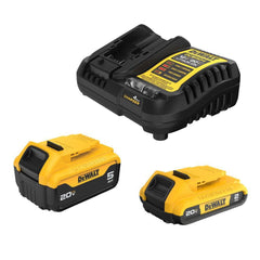 DeWalt DCB225-2 20V MAX Lithium-Ion Battery Kit with 5.0Ah and 2.0Ah Batteries and Charger - image 1